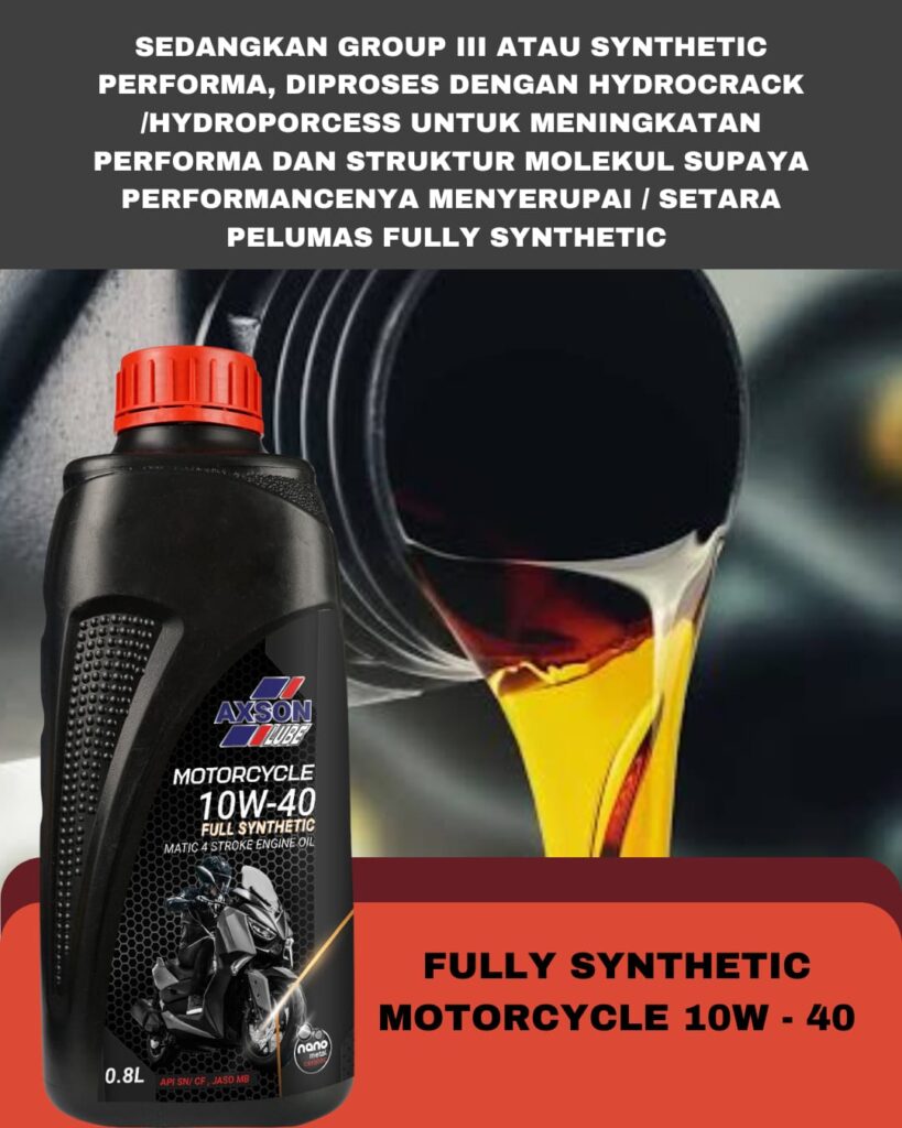 Axson Fully Synthetic Engine Oil